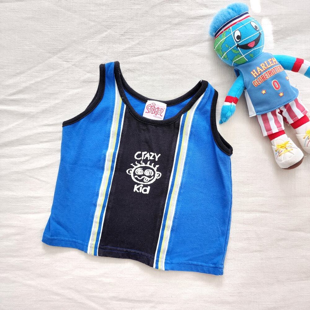Vintage Crazy Kid Tank Top 3t